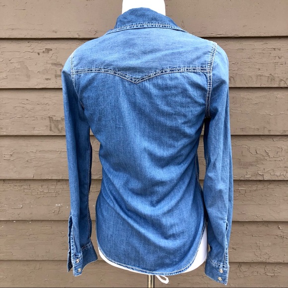 Seven7 western chambray shirt! - Picture 4 of 9